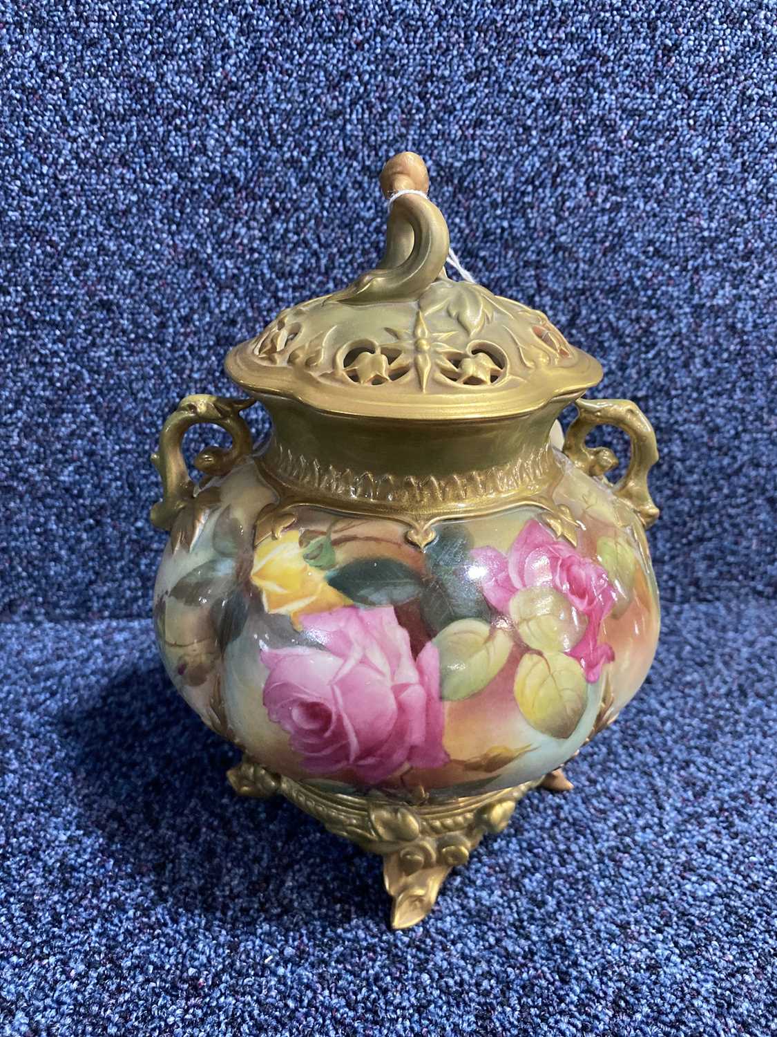 ROYAL WORCESTER POT POURRI WITH COVER, EARLY 20TH CENTURY - Image 2 of 29