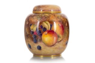 S. WESTON FOR ROYAL WORCESTER, GINGER JAR