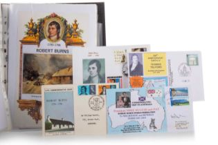 ROBERT BURNS STAMPS AND COVERS,