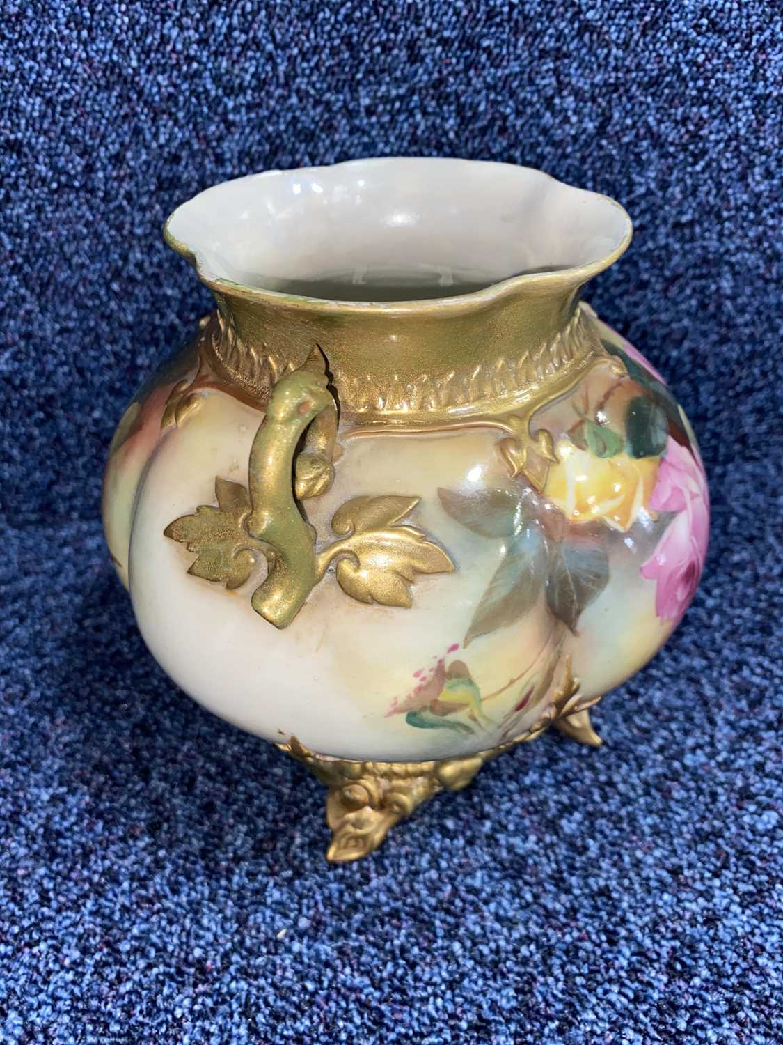 ROYAL WORCESTER POT POURRI WITH COVER, EARLY 20TH CENTURY - Image 8 of 29