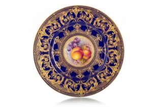 D.S. HINNIE FOR ROYAL WORCESTER, CIRCULAR PLATE