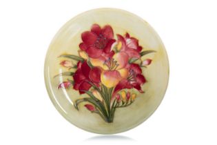 MOORCROFT 'FRESSIA' PATTERN PLATE,