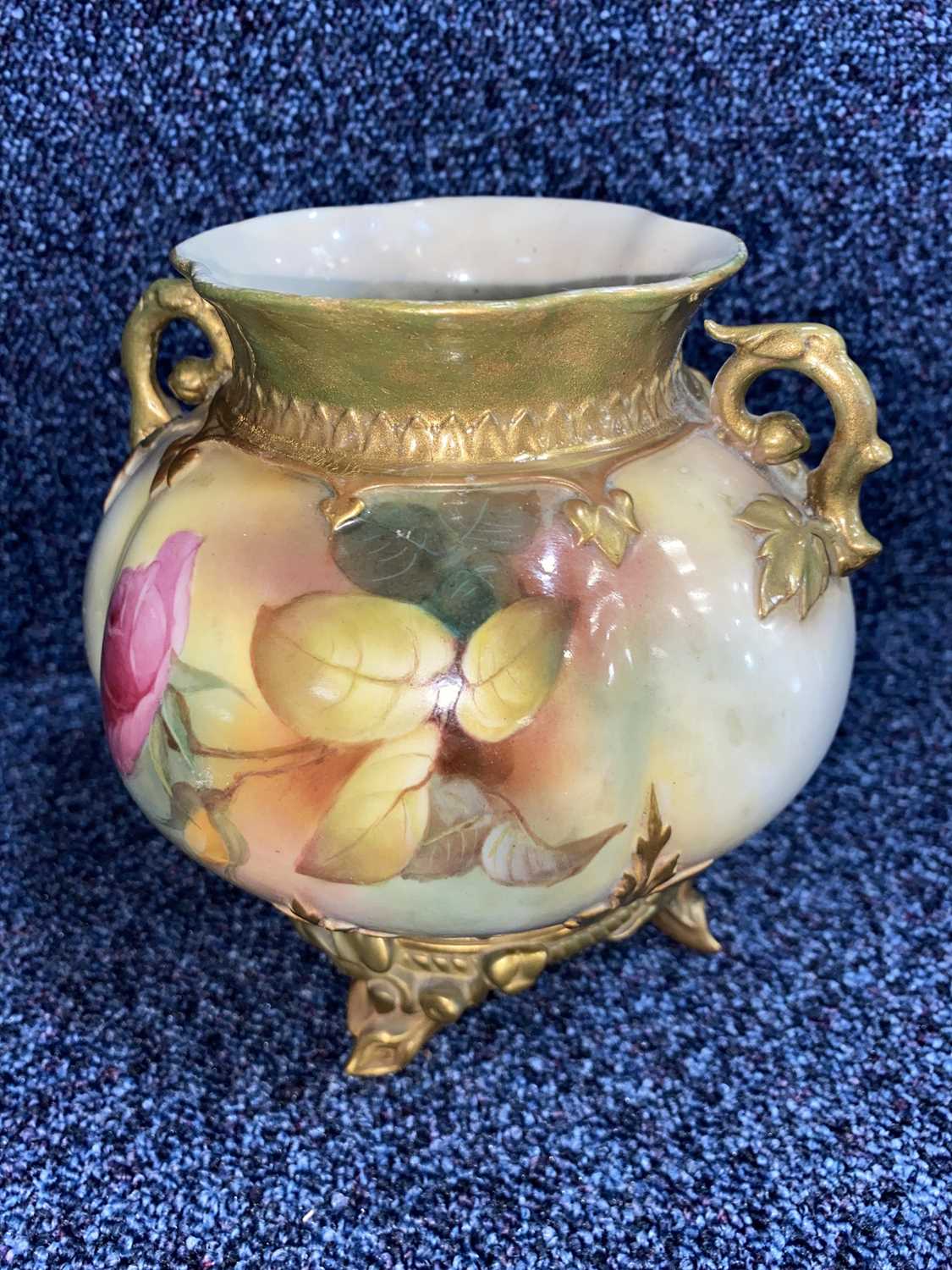 ROYAL WORCESTER POT POURRI WITH COVER, EARLY 20TH CENTURY - Image 7 of 29