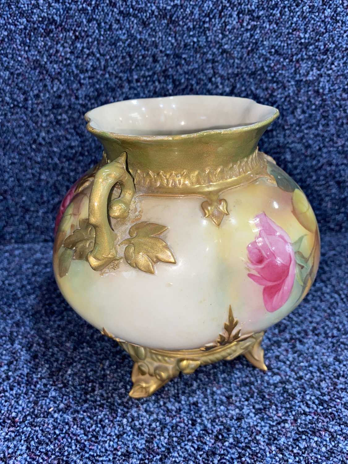 ROYAL WORCESTER POT POURRI WITH COVER, EARLY 20TH CENTURY - Image 6 of 29