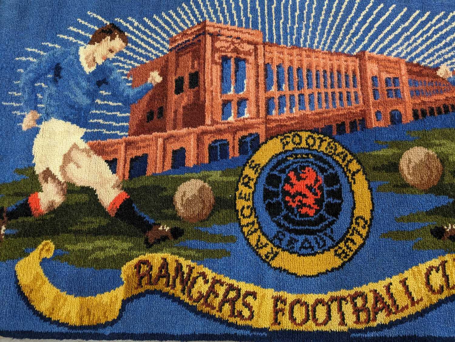 RANGERS F.C., AXMINSTER RUG, CIRCA 1960s - Image 2 of 4