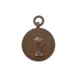 JAMES TAYLOR OF PRESTON NORTH END F.C., IMPORTANT FOOTBALL LEAGUE (WAR) CUP BRONZE MEDAL, 1940/41