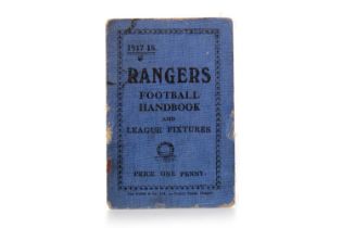 RANGERS F.C., FOOTBALL HANDBOOK, 1917/18