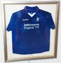 RANGERS F.C., SIGNED HOME JERSEY, 2002/03