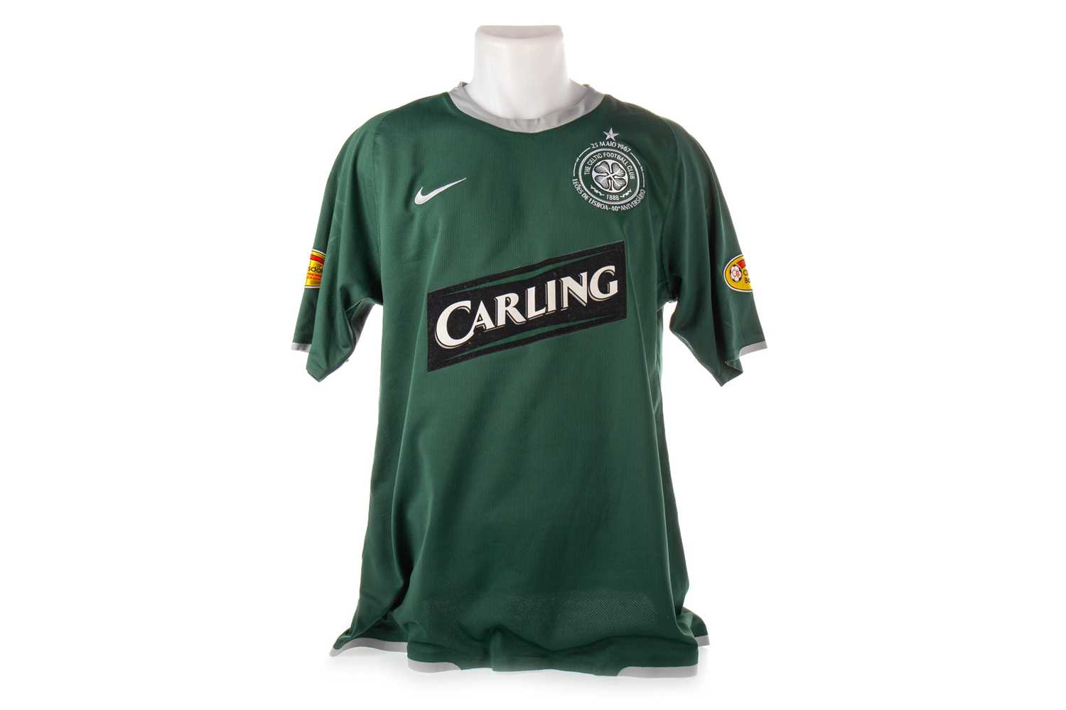 BARRY ROBSON OF CELTIC F.C., MATCH PREPARED AWAY JERSEY, 2007/08