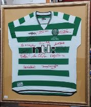 CELTIC F.C., SIGNED HOME JERSEY, 2001/03