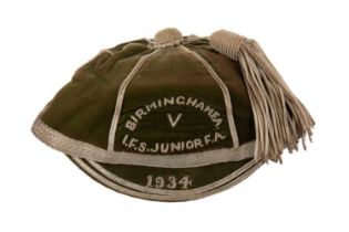 JOHN ‘JIMMY’ BUCHANAN OF THE IRISH FREE STATE, JUNIOR INTERNATIONAL CAP, 1934