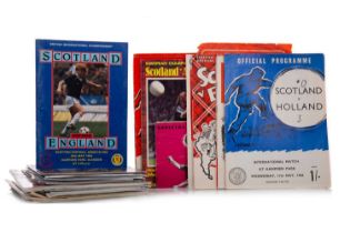 SCOTTISH INTERNATIONAL AND DOMESTIC, COLLECTION OF PROGRAMMES,