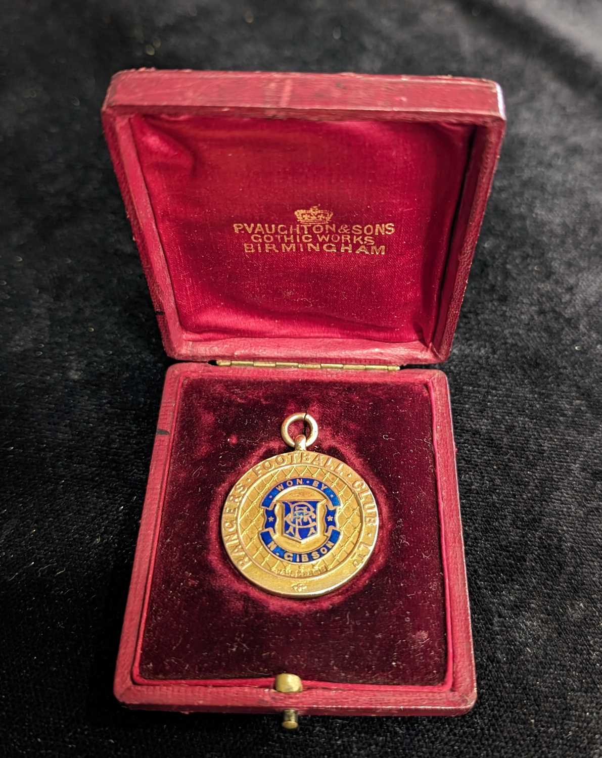 NEIL 'NEILLY' GIBSON OF RANGERS F.C., SCOTTISH LEAGUE CHAMPIONSHIP GOLD MEDAL, 1899/1900 - Image 3 of 4