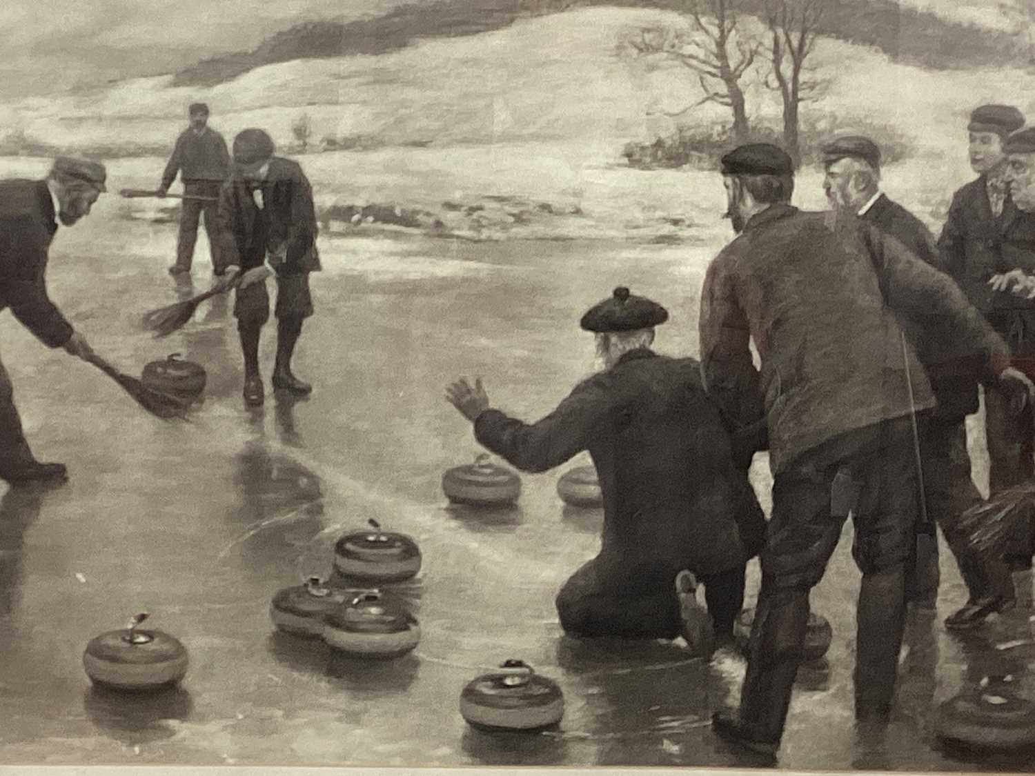 CURLING INTEREST, COLLECTION OF PICTURES,