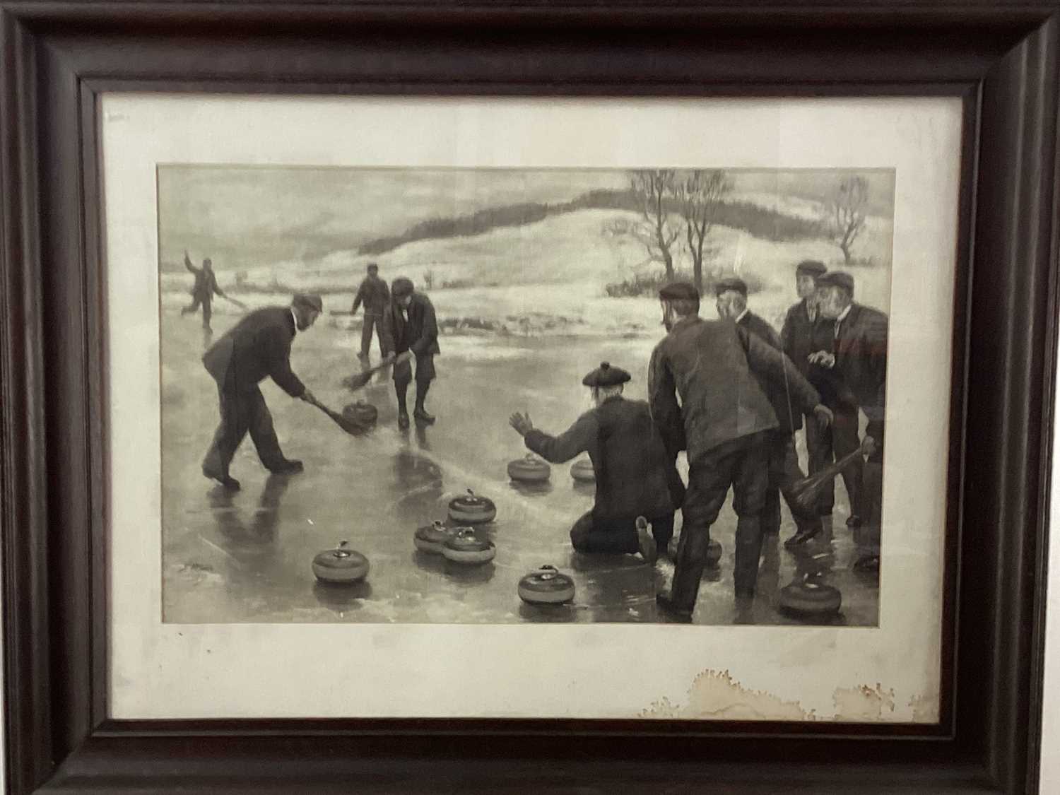 CURLING INTEREST, COLLECTION OF PICTURES, - Image 2 of 7