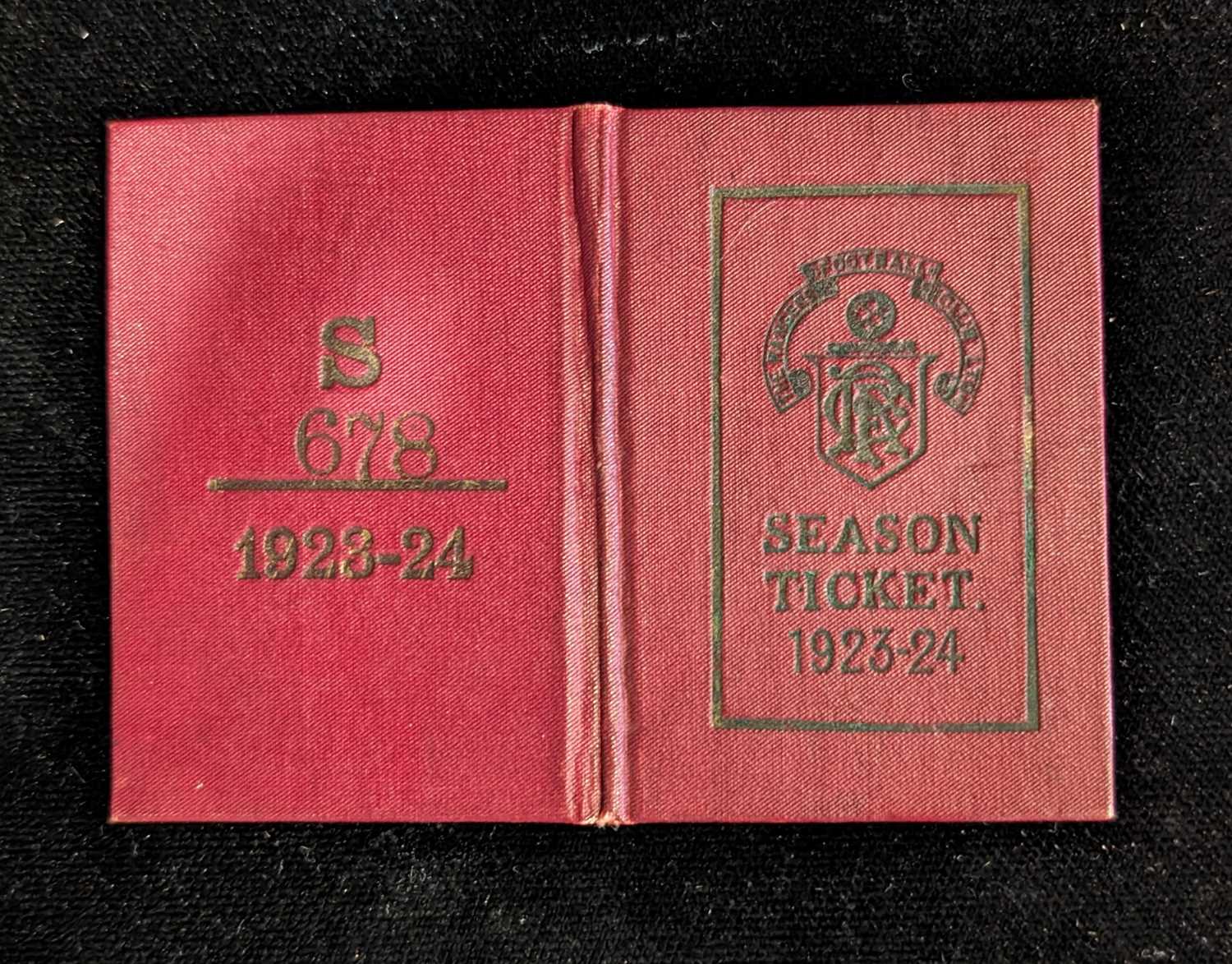 RANGERS F.C., SEASON TICKET, 1923/24 - Image 3 of 3