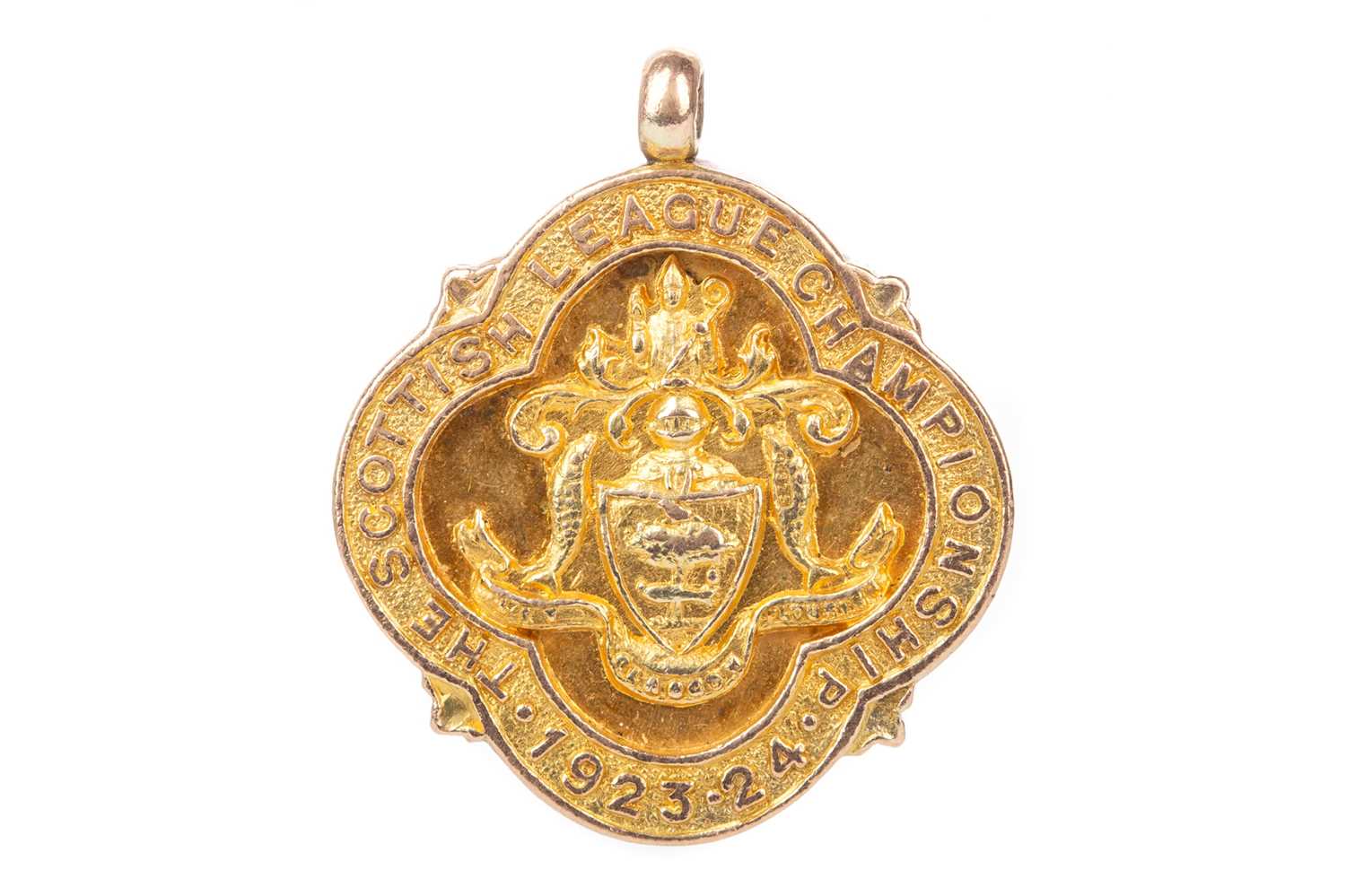 ARTHUR DIXON OF RANGERS F.C., SCOTTISH LEAGUE CHAMPIONSHIP WINNERS GOLD MEDAL, 1923/24