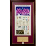 LIVERPOOL F.C., EUROPEAN CUP SIGNED PHILATELIC DISPLAY, 25TH MAY 1981