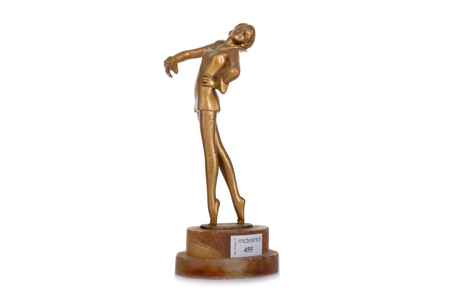 ART DECO FIGURE OF A BALLERINA, EARLY 20TH CENTURY