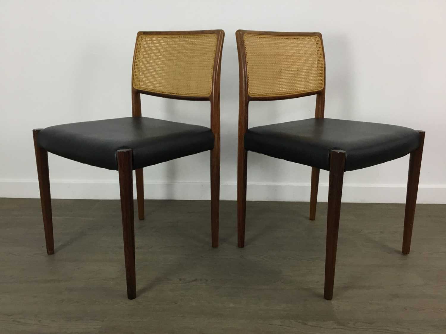ATTRIBUTED TO SKARABORGS MOBELINDUSTRI TIBRO, SET OF EIGHT ROSEWOOD DINING CHAIRS, CIRCA 1960-69 - Image 3 of 3