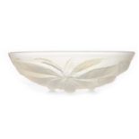 G. VALLON, FRENCH ART DECO OPALESCENT GLASS BOWL, EARLY 20TH CENTURY