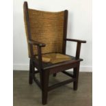 PAIR OF OAK ORKNEY CHAIRS, EARLY 20TH CENTURY