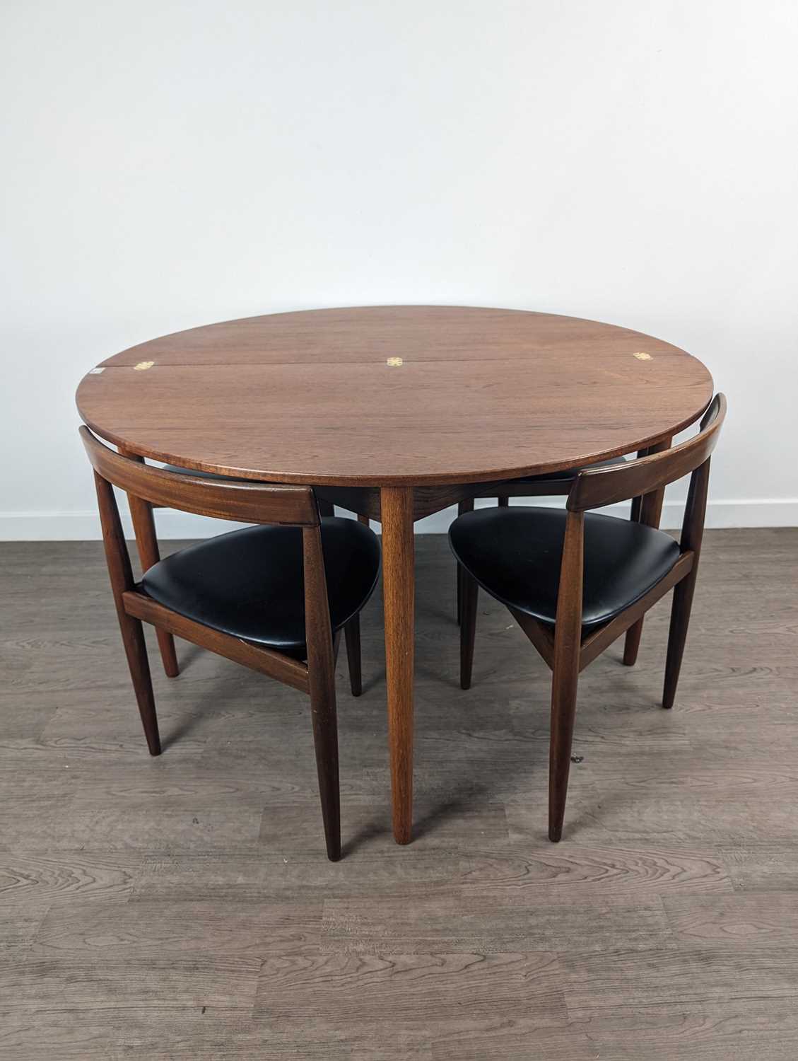 HANS OLSEN (DANISH, 1919-1992) FOR FREM ROJLE, 'ROUNDETTE' DINING TABLE AND SET OF FOUR CHAIRS, CIRC - Image 3 of 6