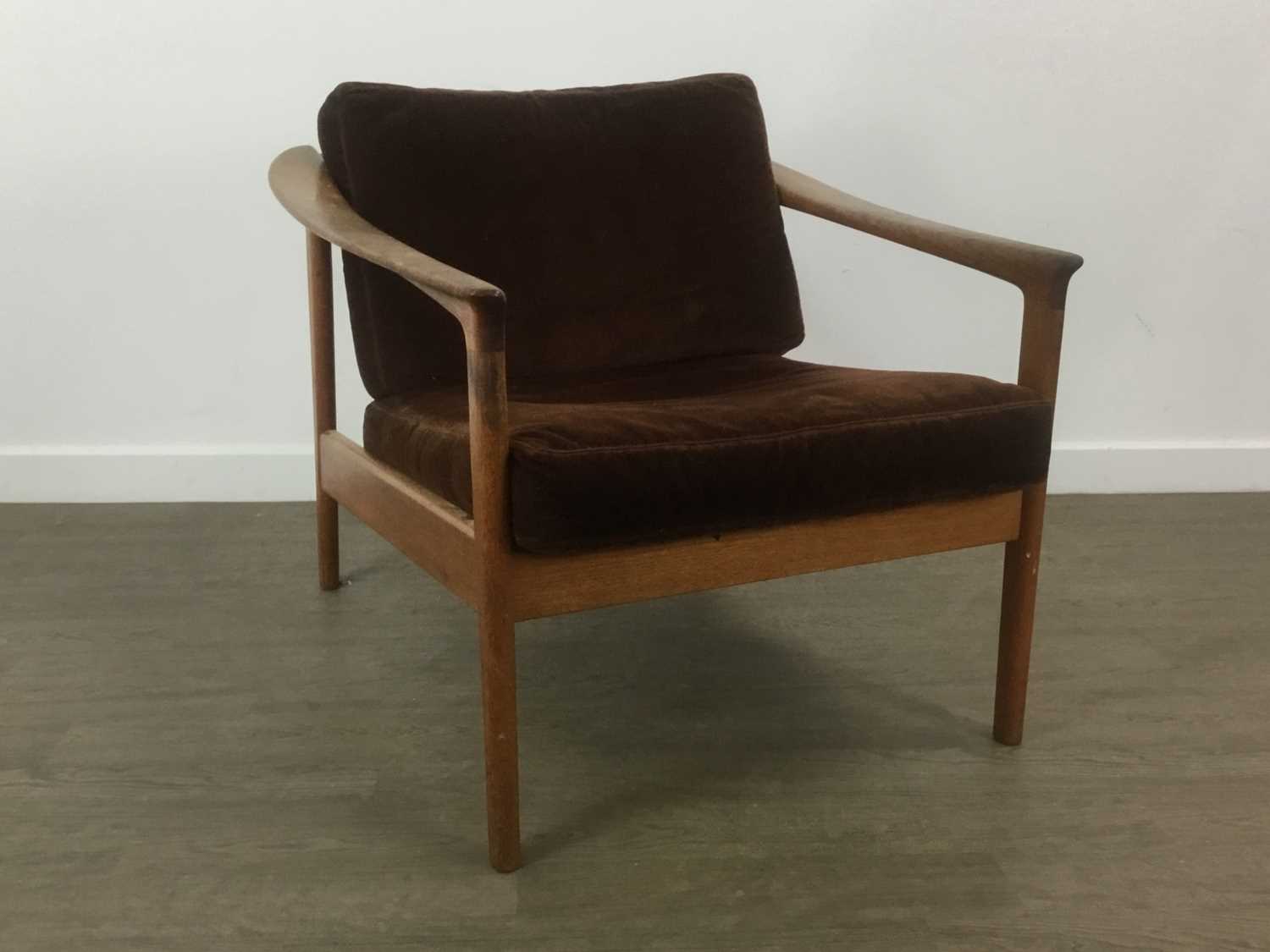 BODAFORS OF SWEDEN, TEAK TWO-PIECE LOUNGE SUITE, CIRCA 1960-69, - Image 2 of 11