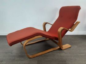 AFTER MARCEL BREUER (HUNGARIAN-GERMAN, 1902-81), LONG CHAIR, ORIGINALLY DESIGNED 1936, PRODUCED POST
