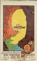 DAVID MACBRAYNE LTD., FOUR ORIGINAL LITHOGRAPHIC TRAVEL POSTERS, CIRCA 1930s