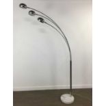 IN THE MANNER OF GOFFREDO REGGIANI FOR REGGIANI, THREE-BRANCH FLOOR LAMP, CONTEMPORARY