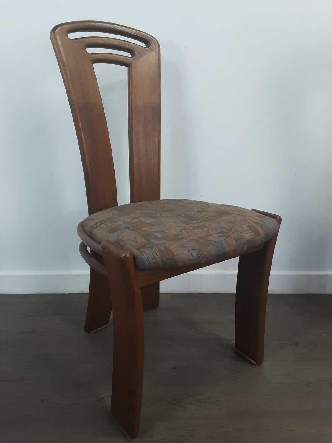 BOLTINGE OF DENMARK, SET OF SIX POST-MODERN TEAK DINING CHAIRS, CIRCA 1980s - Image 2 of 16
