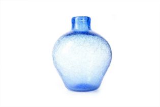 STUDIO GLASS VASE, 20TH CENTURY