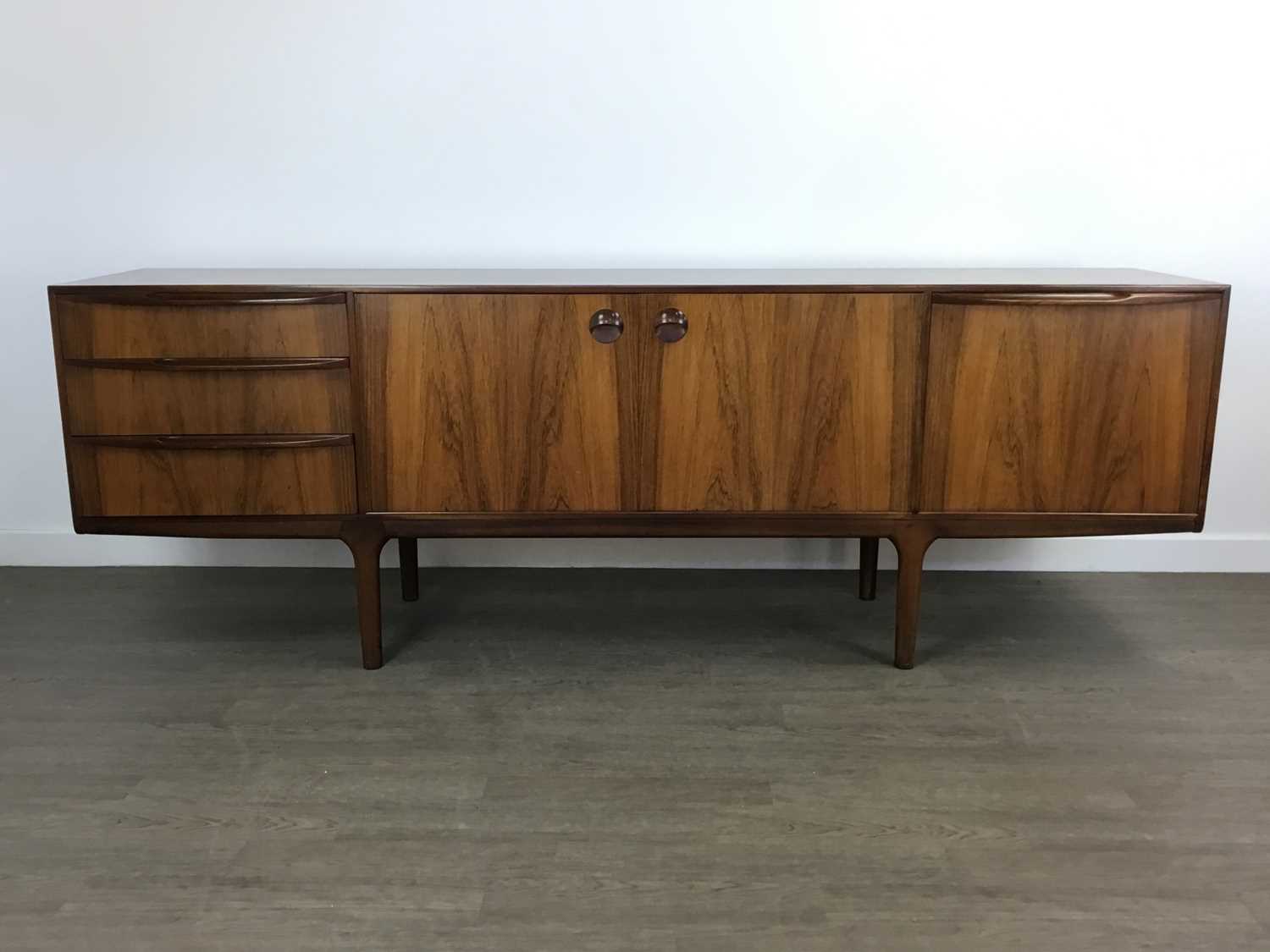 TOM ROBERTSON FOR MCINTOSH OF KIRKCALDY, 'DUNNOTTAR' ROSEWOOD SIDEBOARD CIRCA 1960-69