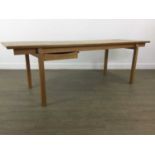 MARIAN GRABINSKI FOR IKEA, SWEDISH LIGHT OAK COFFEE TABLE, CIRCA 1960-69