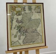 NICOLAUM VISSCHER (DUTCH 1618-1709), SCOTIAE, 17TH CENTURY MAP OF SCOTLAND