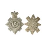 BLACK WATCH, TWO REGIMETAL CAP BADGES,