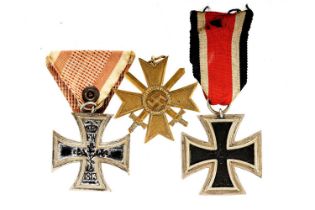 TWO IRON CROSS SECOND CLASS AWARDS,