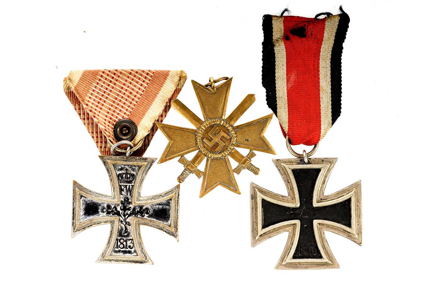 TWO IRON CROSS SECOND CLASS AWARDS,