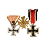TWO IRON CROSS SECOND CLASS AWARDS,