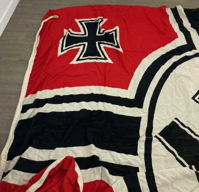 THIRD REICH-STYLE KRIEGSMARINE ENSIGN FLAG, - Image 2 of 7