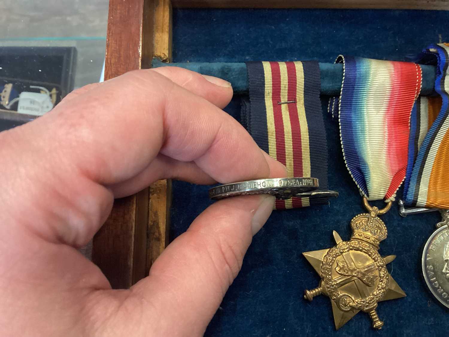 WWI MILITARY MEDAL AND CASUALTY FAMILY GROUP, - Image 12 of 14