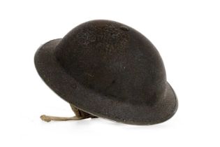 WWII BRODIE-TYPE HELMET, CIRCA 1939