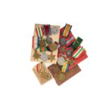 WWI AND II, GROUP OF SERVICE AND CAMPAIGN MEDALS,