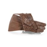 PAIR OF R.A.F. LEATHER FLYING GLOVES, WWII-PERIOD