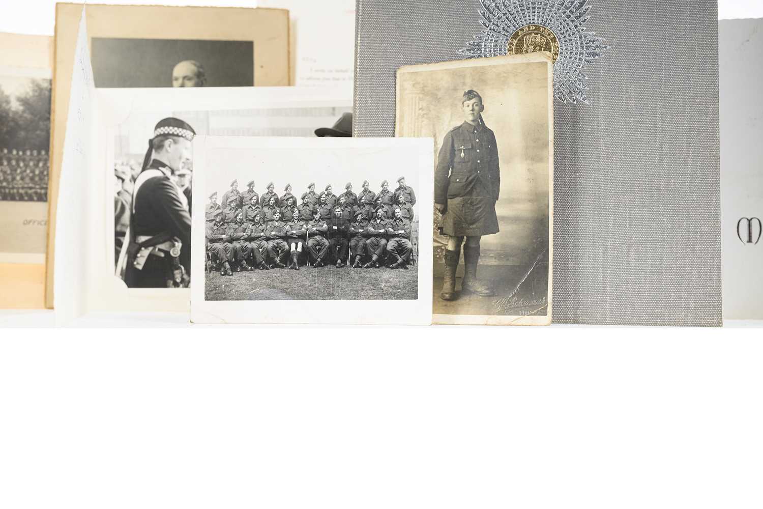 WWI TRIO AND ARCHIVE, RELATING TO JOHN PATERSON OBE, - Image 4 of 5