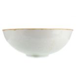 CHINESE BLANC DE CHINE BOWL, 19TH/20TH CENTURY