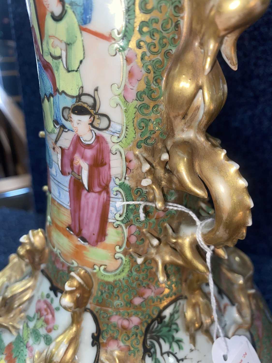 CHINESE CANTONESE VASE, MID 19TH CENTURY - Image 7 of 11