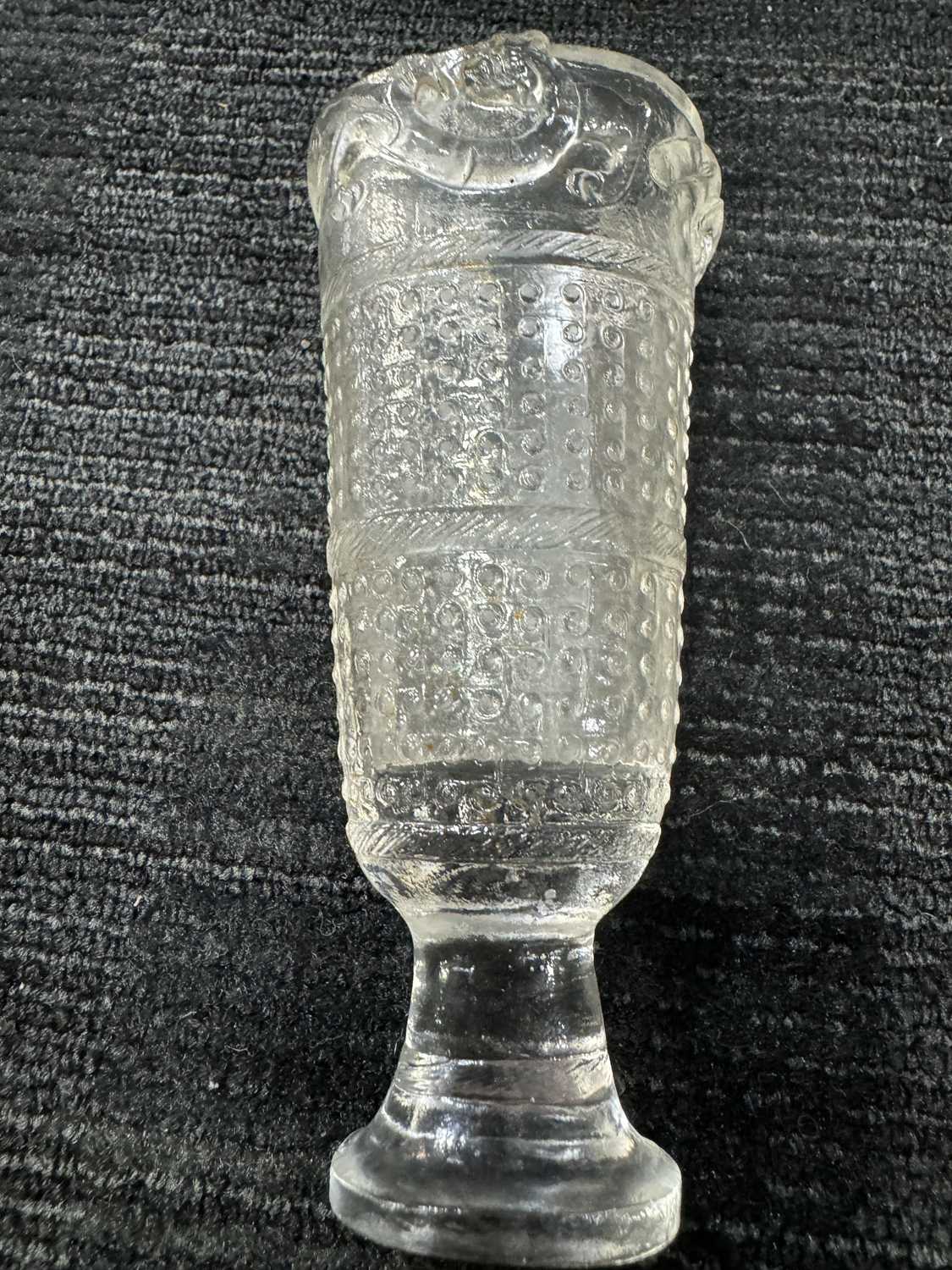 CHINESE GLASS STEM CUP, LATE 19TH/EARLY 20TH CENTURY - Bild 16 aus 16