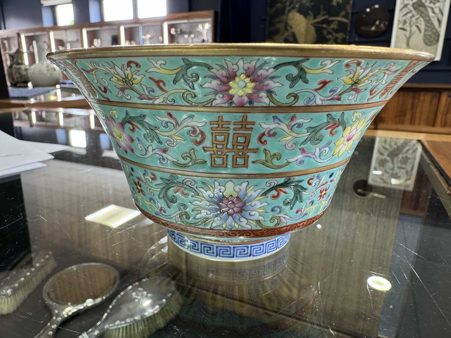 CHINESE FAMILLE ROSE 'FLOWER' BOWL, LATE 19TH/EARLY 20TH CENTURY - Image 6 of 9